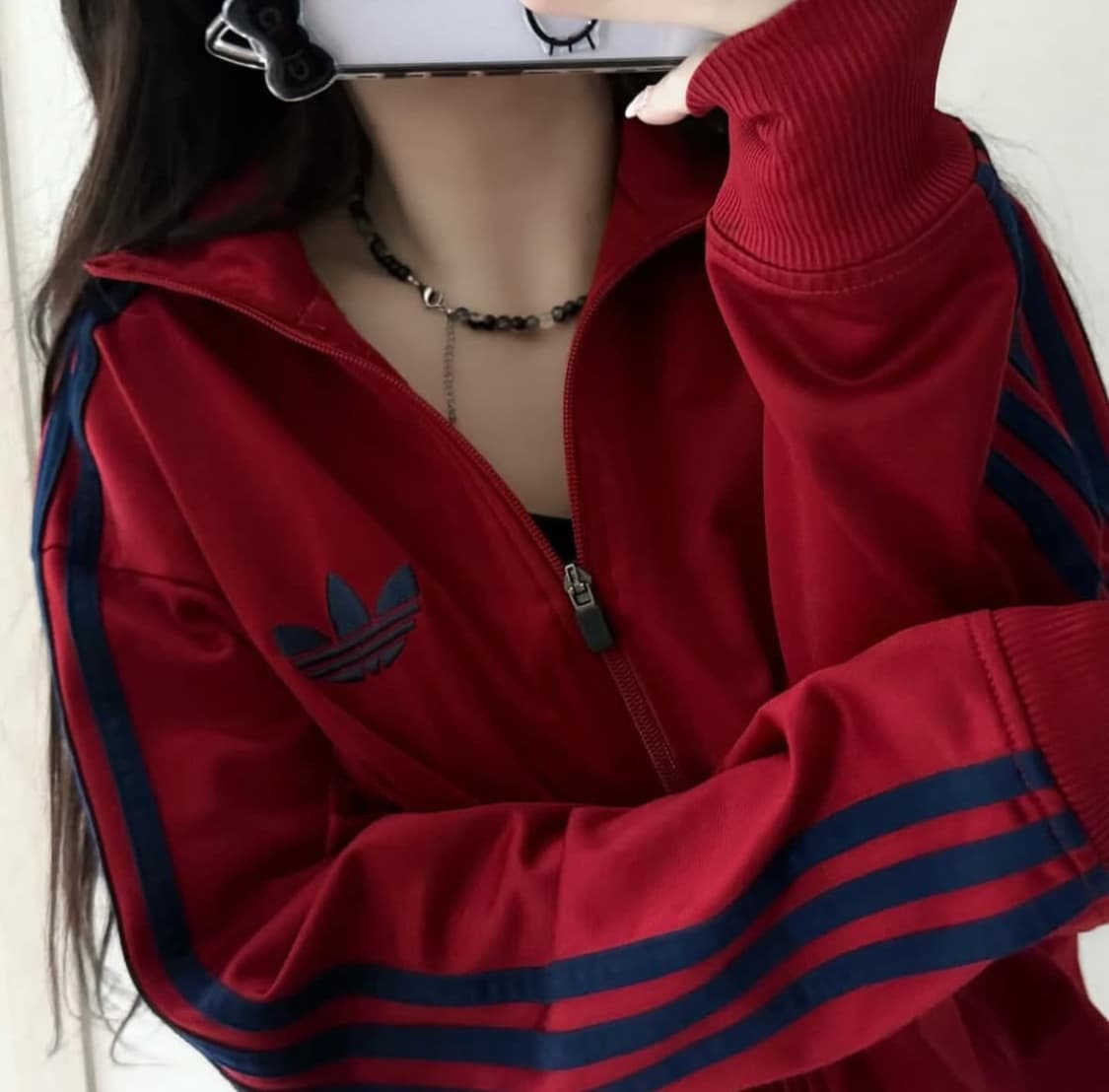 아디다스 구파이어버드 버건디 레드 네이비 희귀 져지 트랙탑 대대장급 상품이미지1