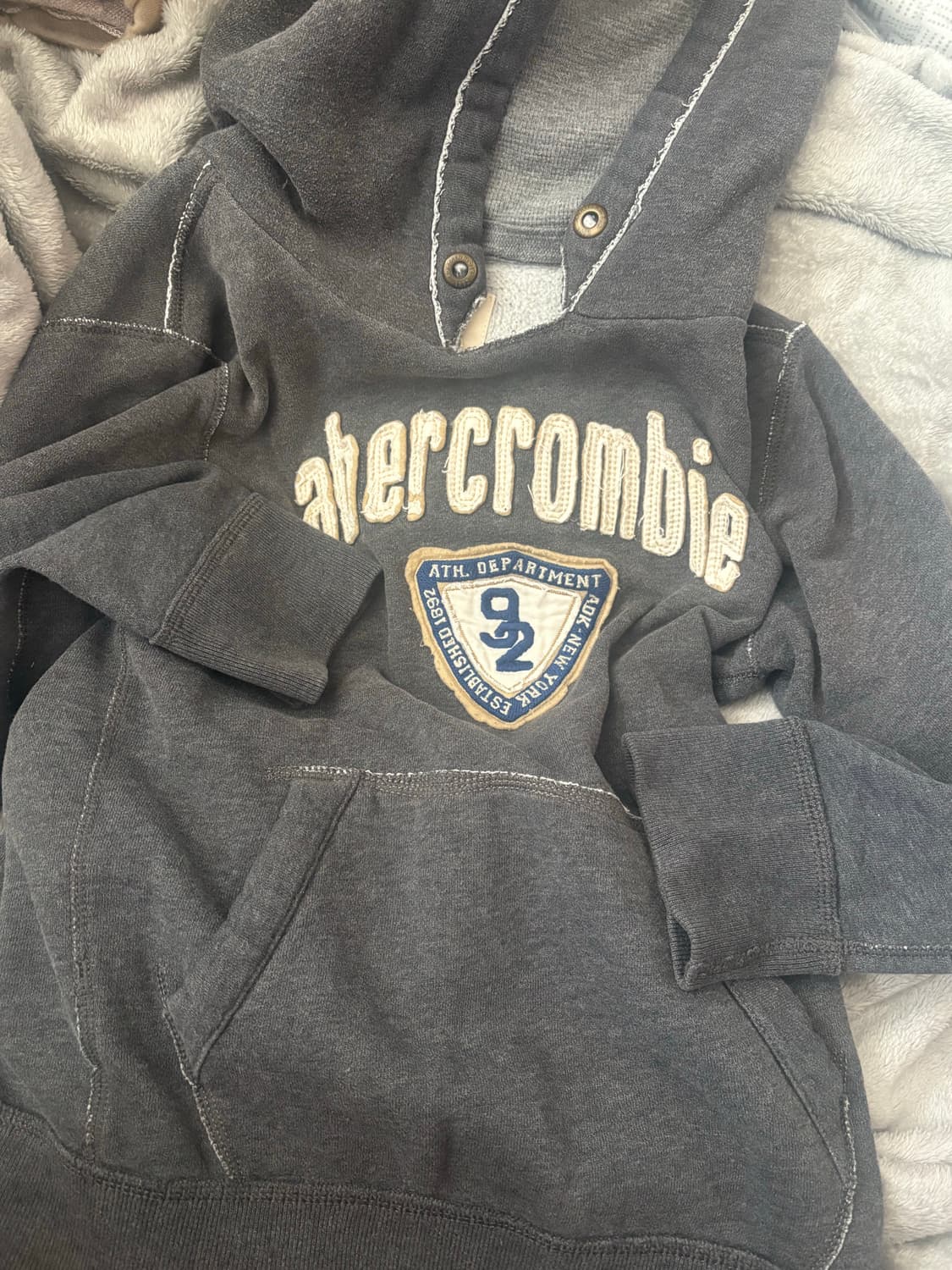 아베크롬비 회색 후드티 상품이미지1