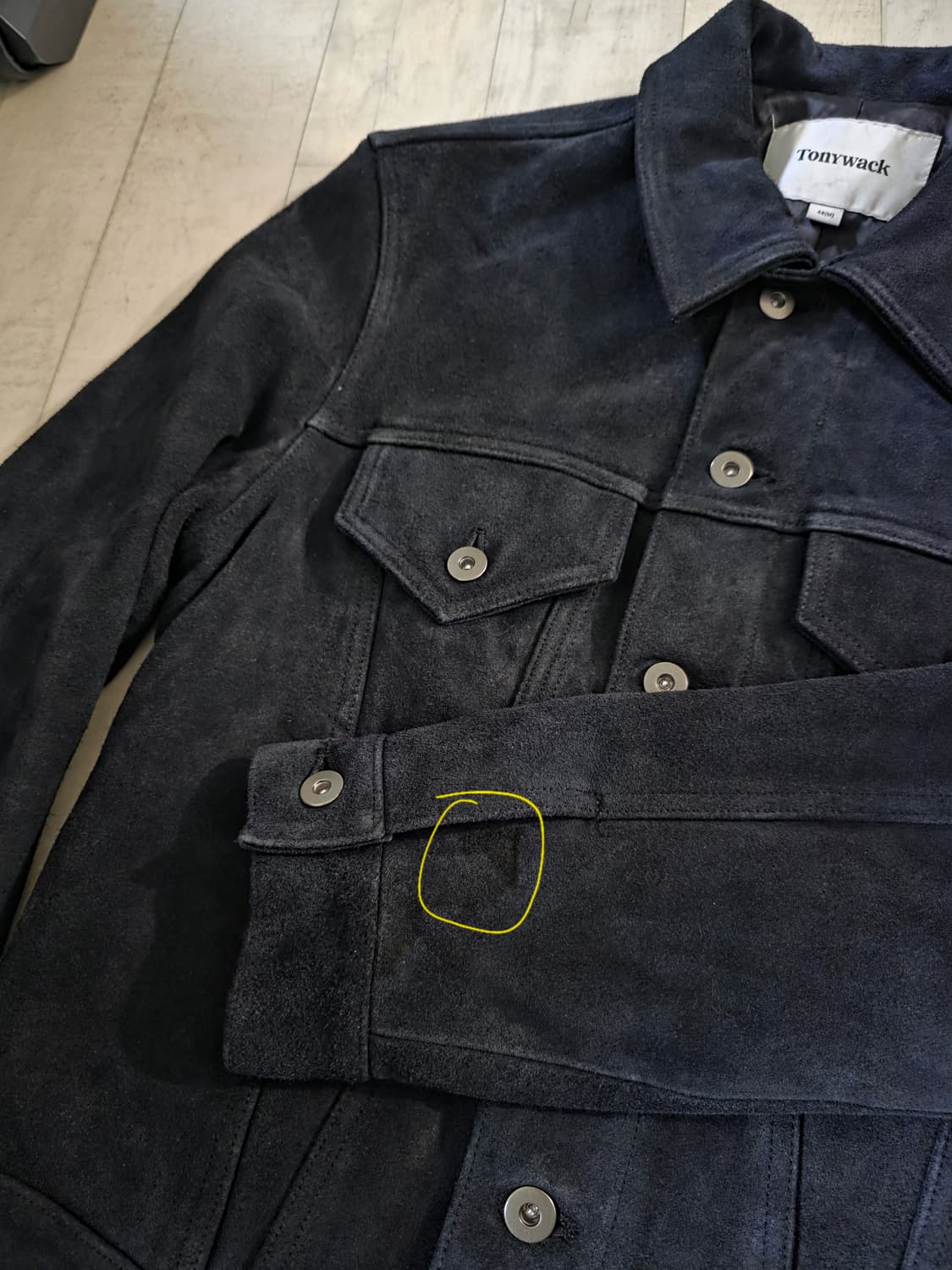 토니웩 카프스웨이드 자켓 M 상품이미지3