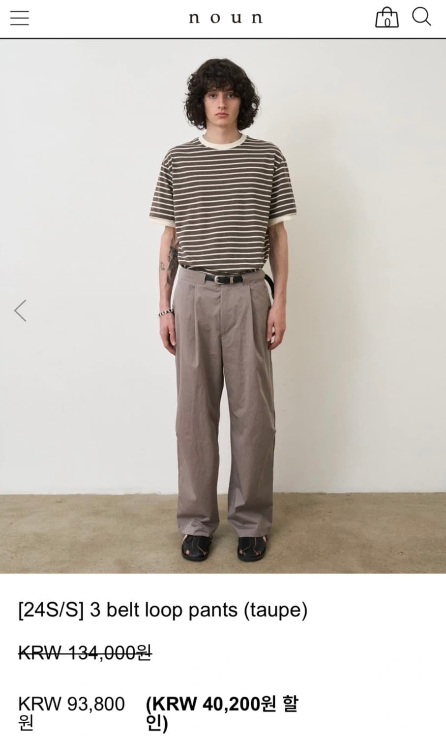noun 노운 팬츠 상품이미지5