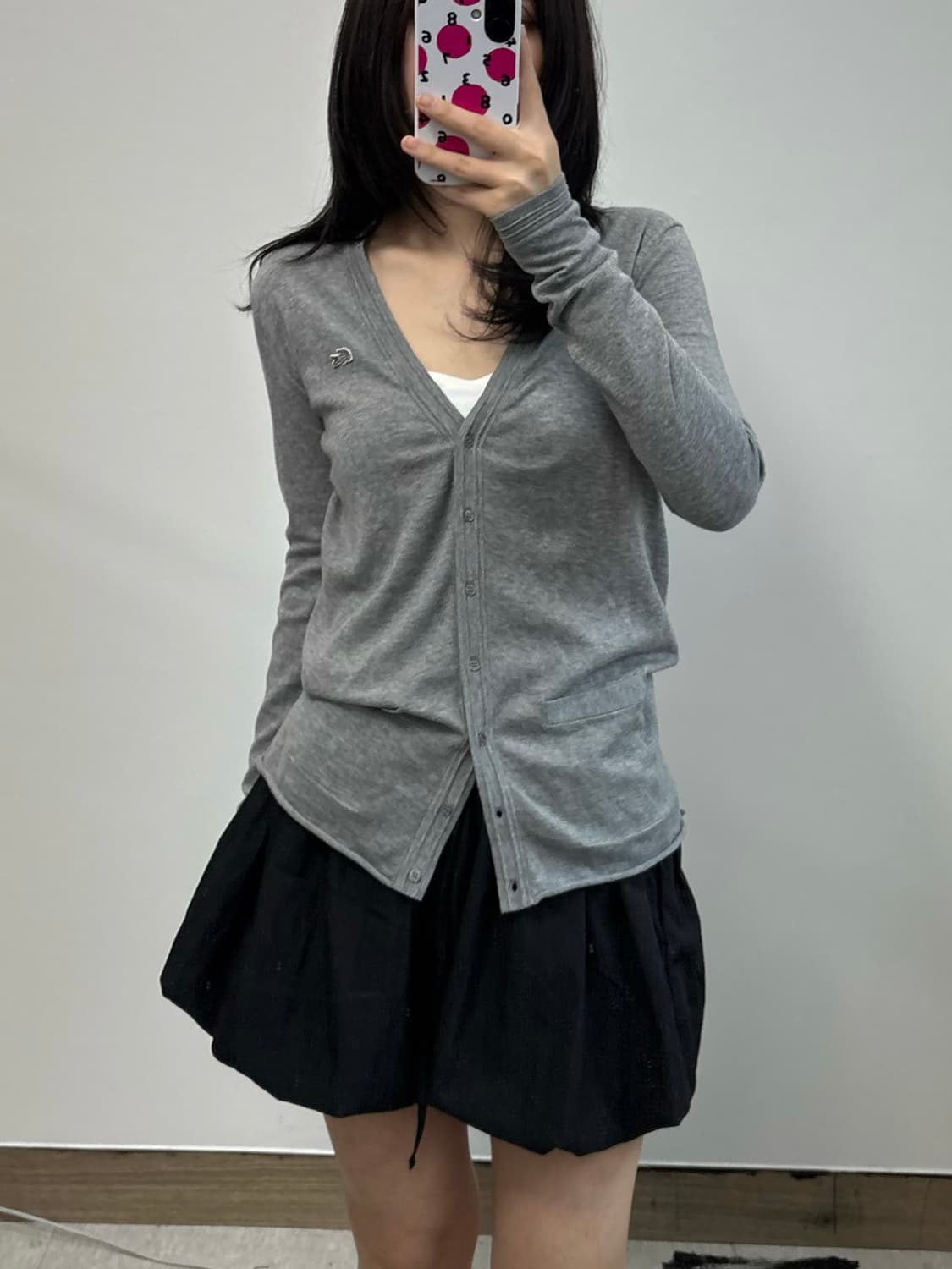 라코스테 그레이 가디건 상품이미지1