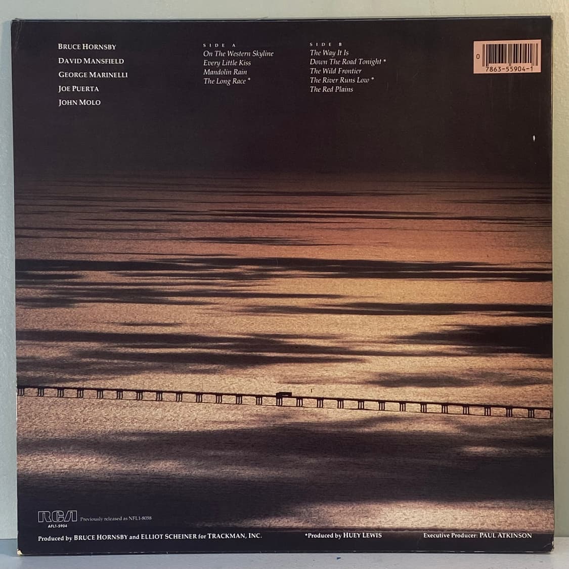 (중고LP-팝록) Bruce Hornsby And The Range 상품이미지2