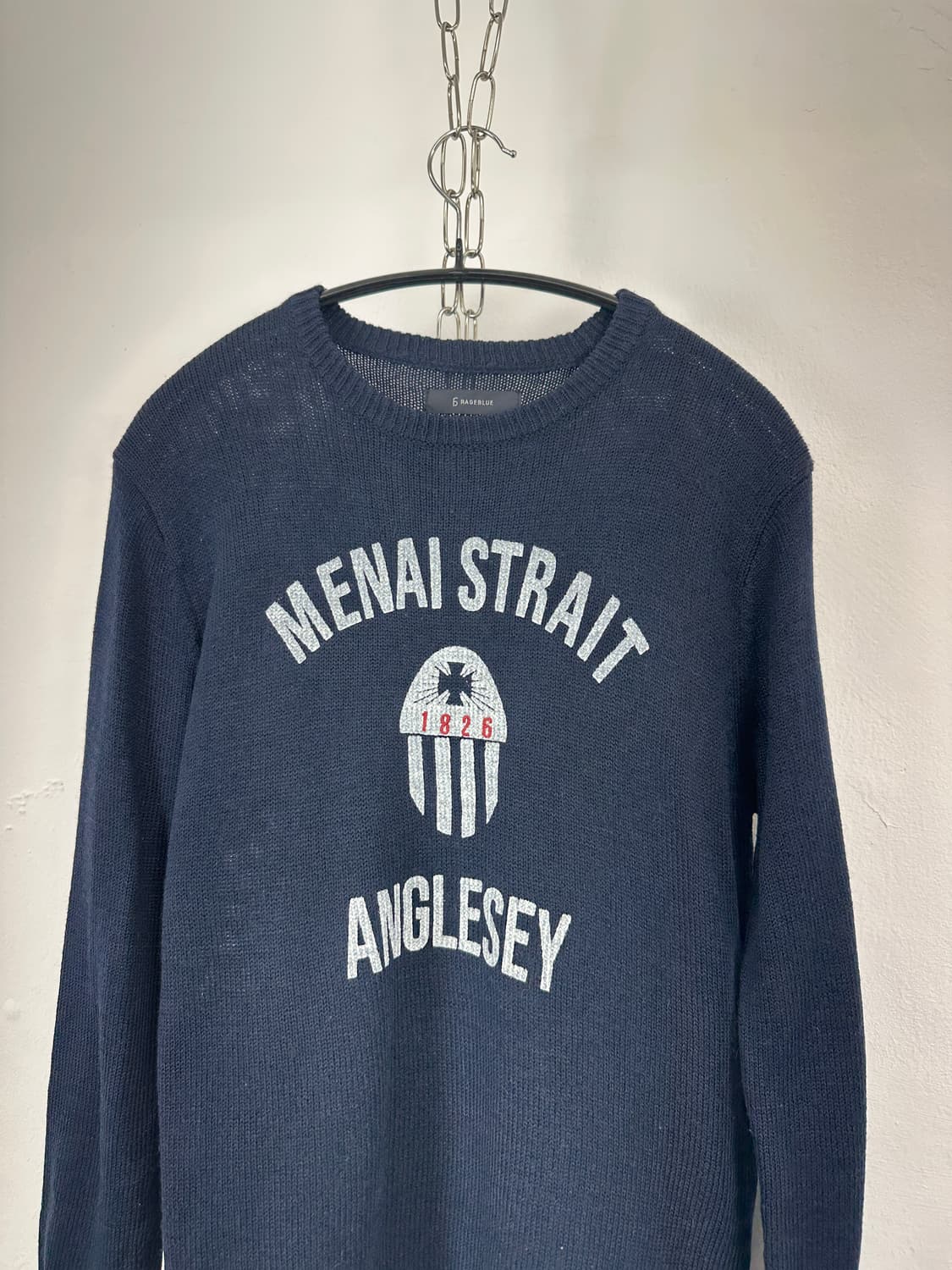 RAGEBLUE Cross Letting Knit 상품이미지5