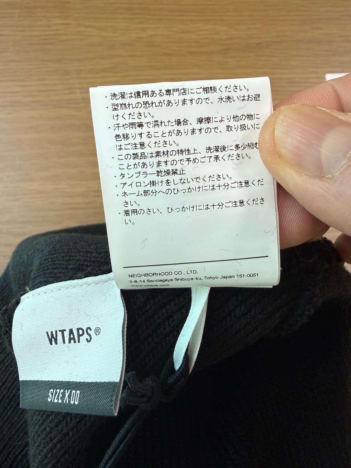 더블탭스 25aw 비니 FGZ / BEANIE / ALNY, BLACK 상품이미지7