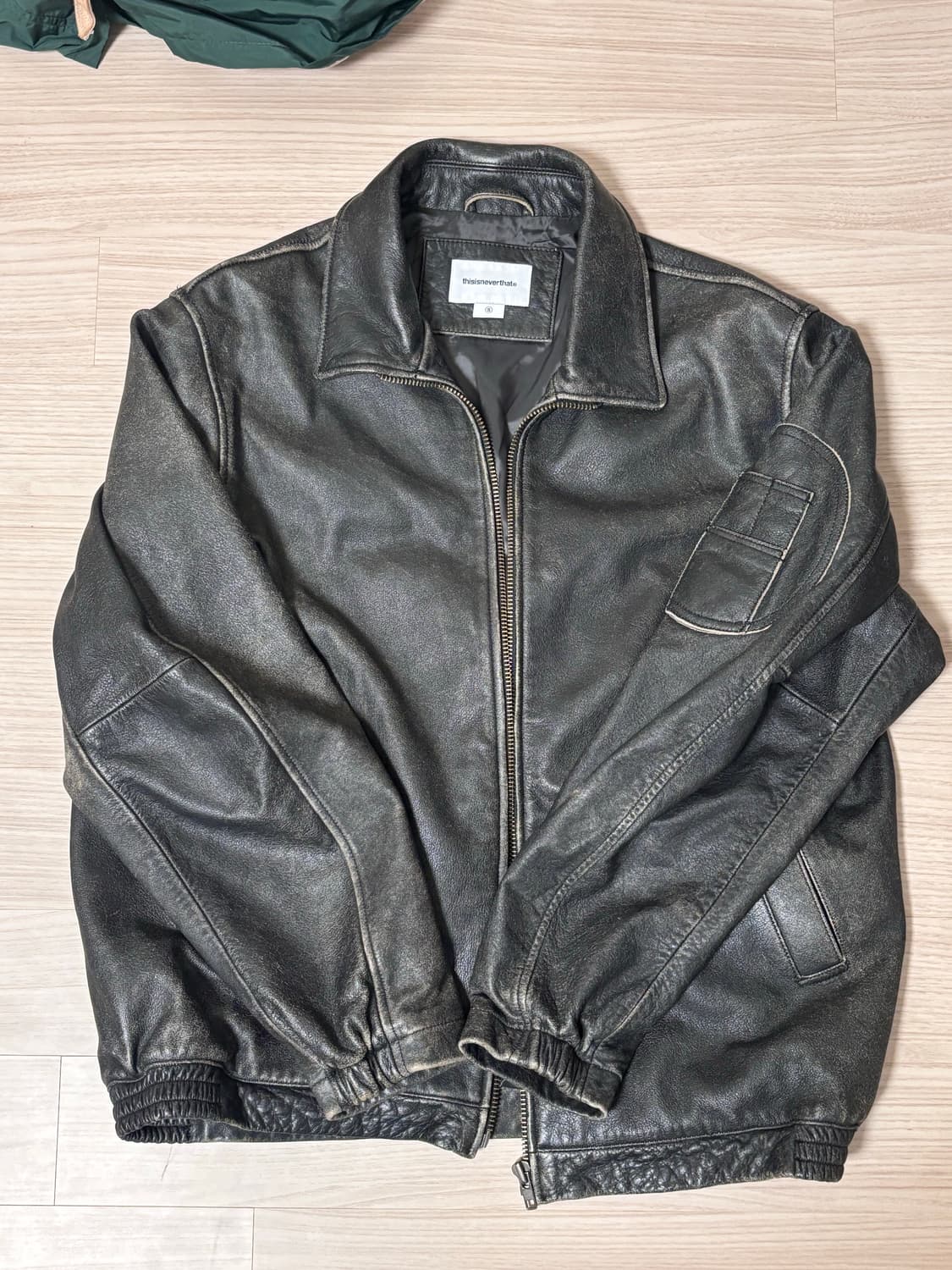 디스이즈네버댓 가죽자켓 S 사이즈 판매 상품이미지2