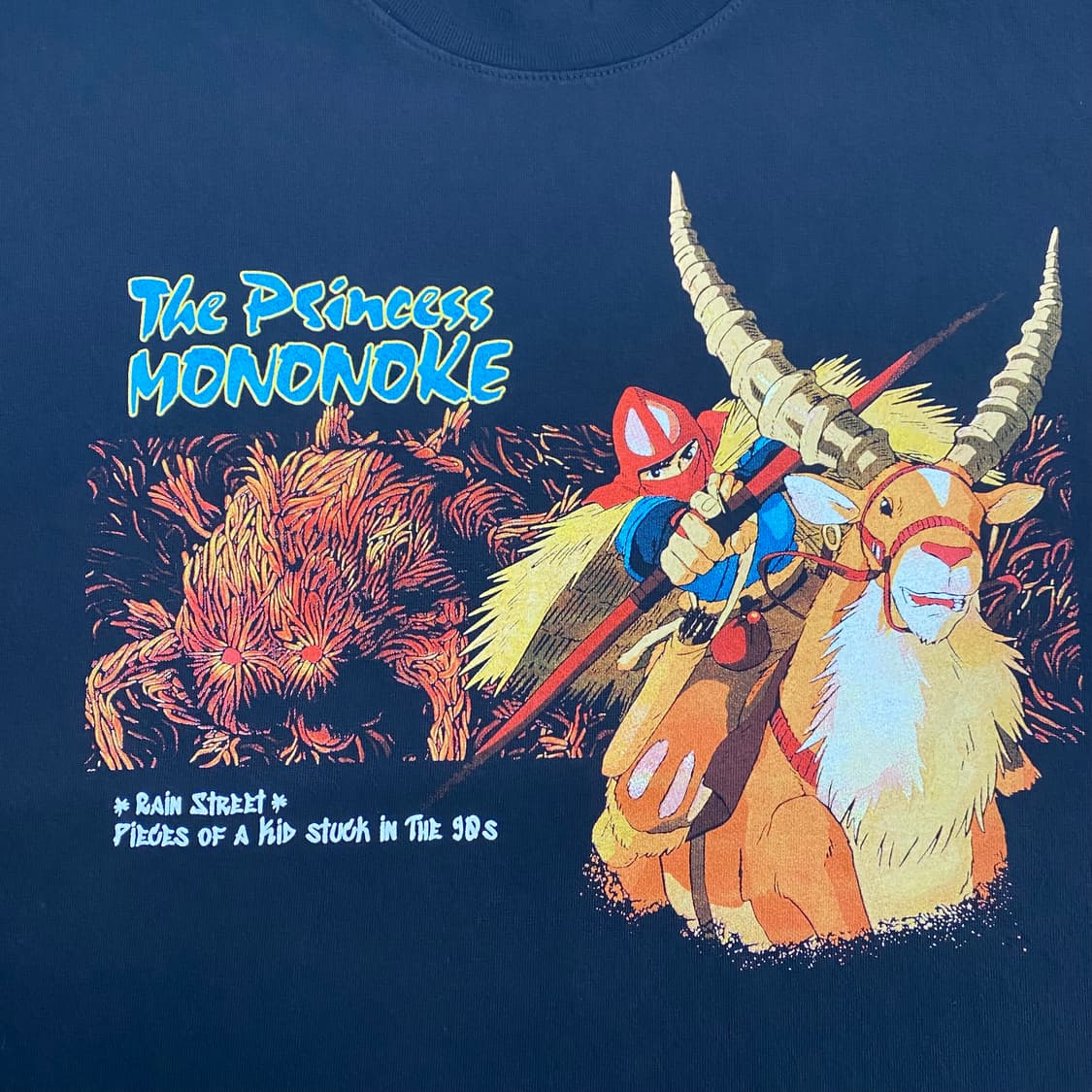 지브리 모노노케 부틀렉 애니메이션 티셔츠 상품이미지4