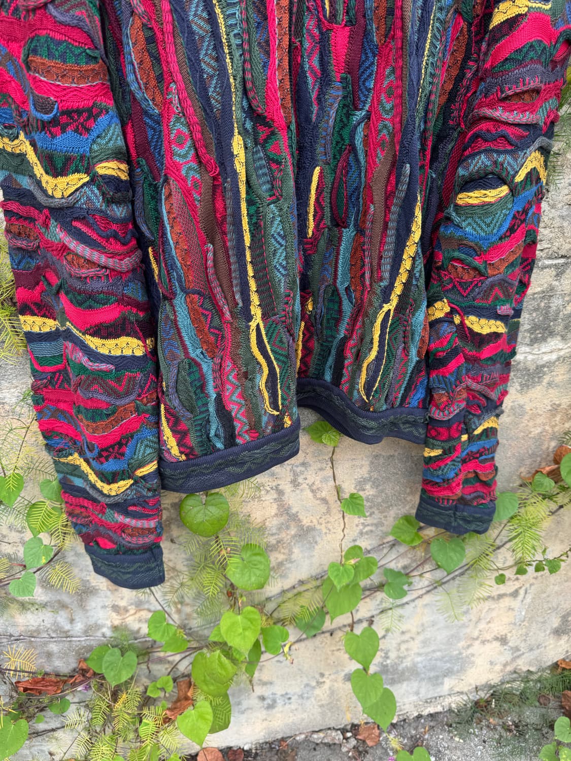 Coogi 쿠기 빈티지 케이블 핸드 니트 L 상품이미지3
