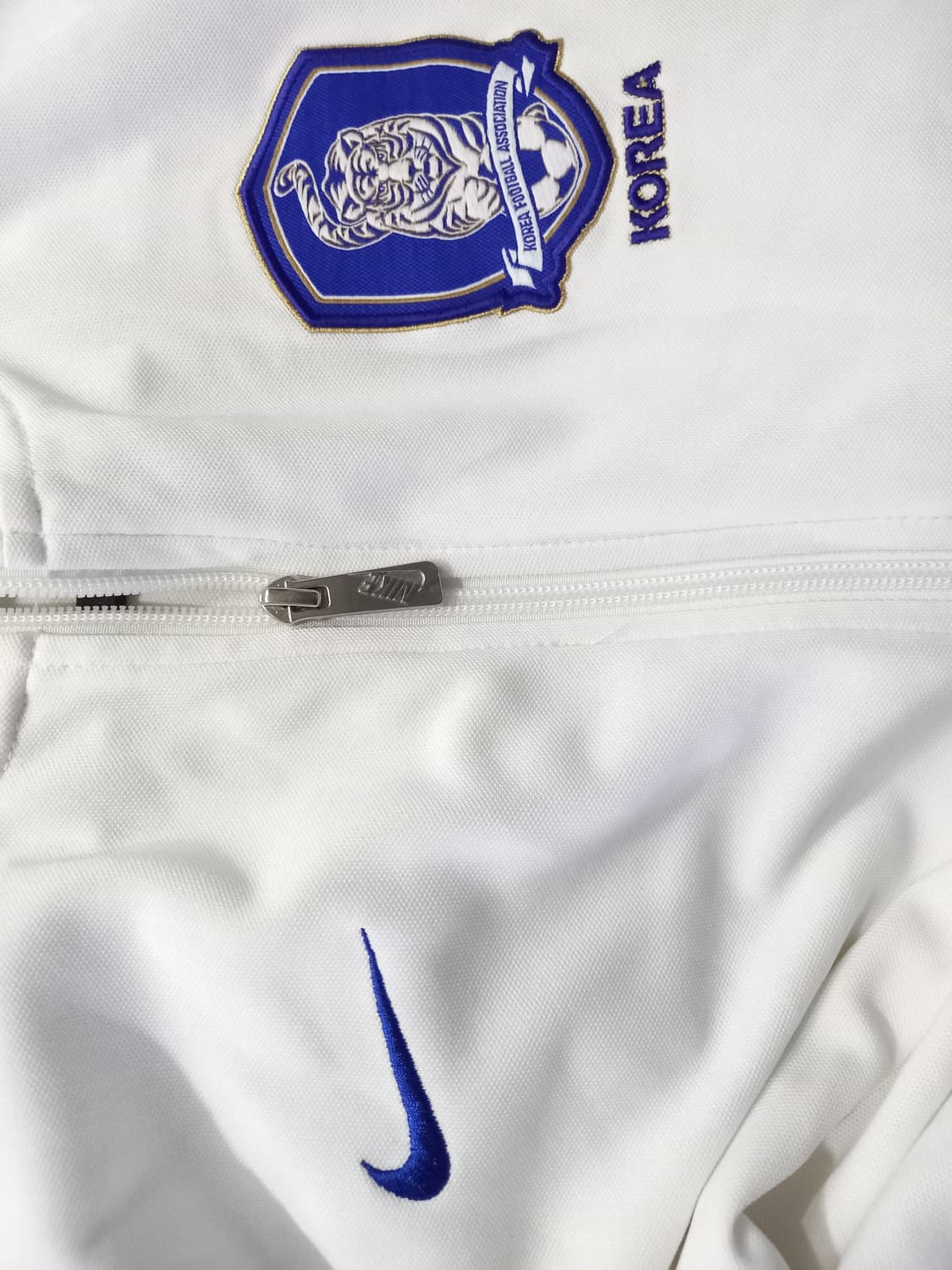 나이키 코리아 KOREA 국대 화이트 트랙탑 저지 져지집업 100/L 상품이미지2