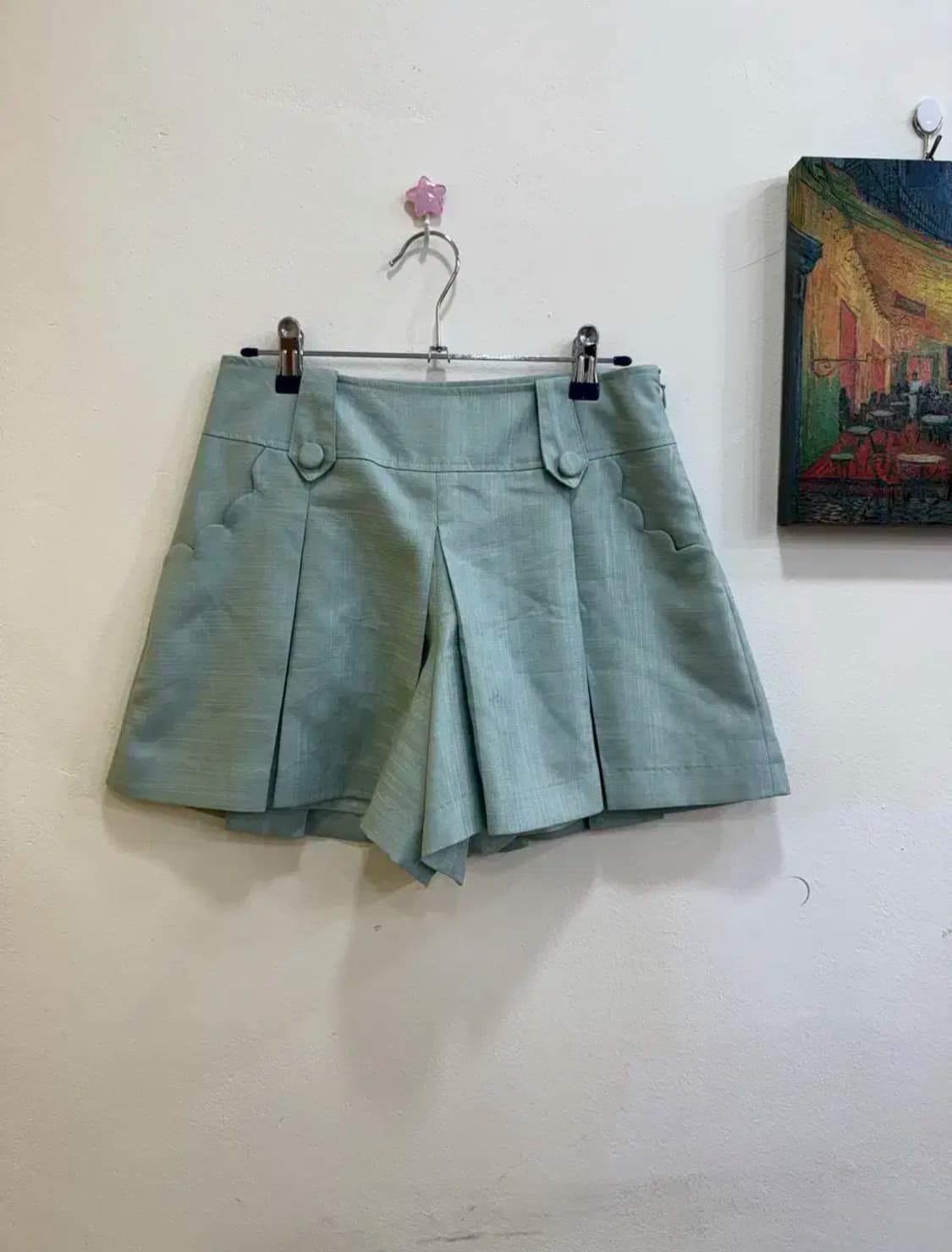 JPN 민트 큐롯팬츠  상품이미지2