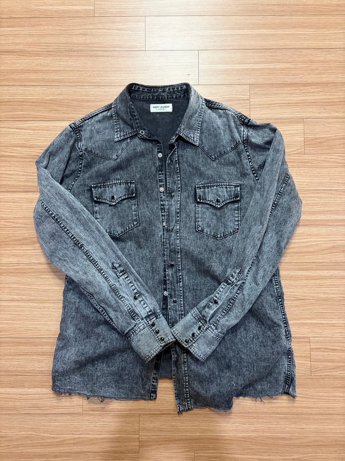 (L) 생로랑 웨스턴 셔츠 매장구매 상품이미지1