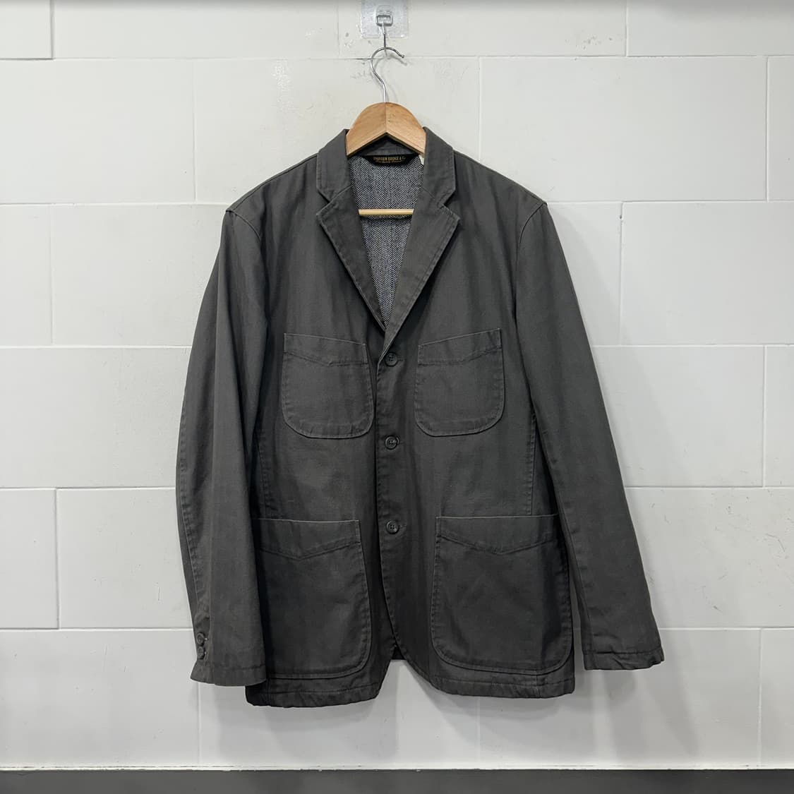 유니폼브릿지 코튼 블레이저 상품이미지1