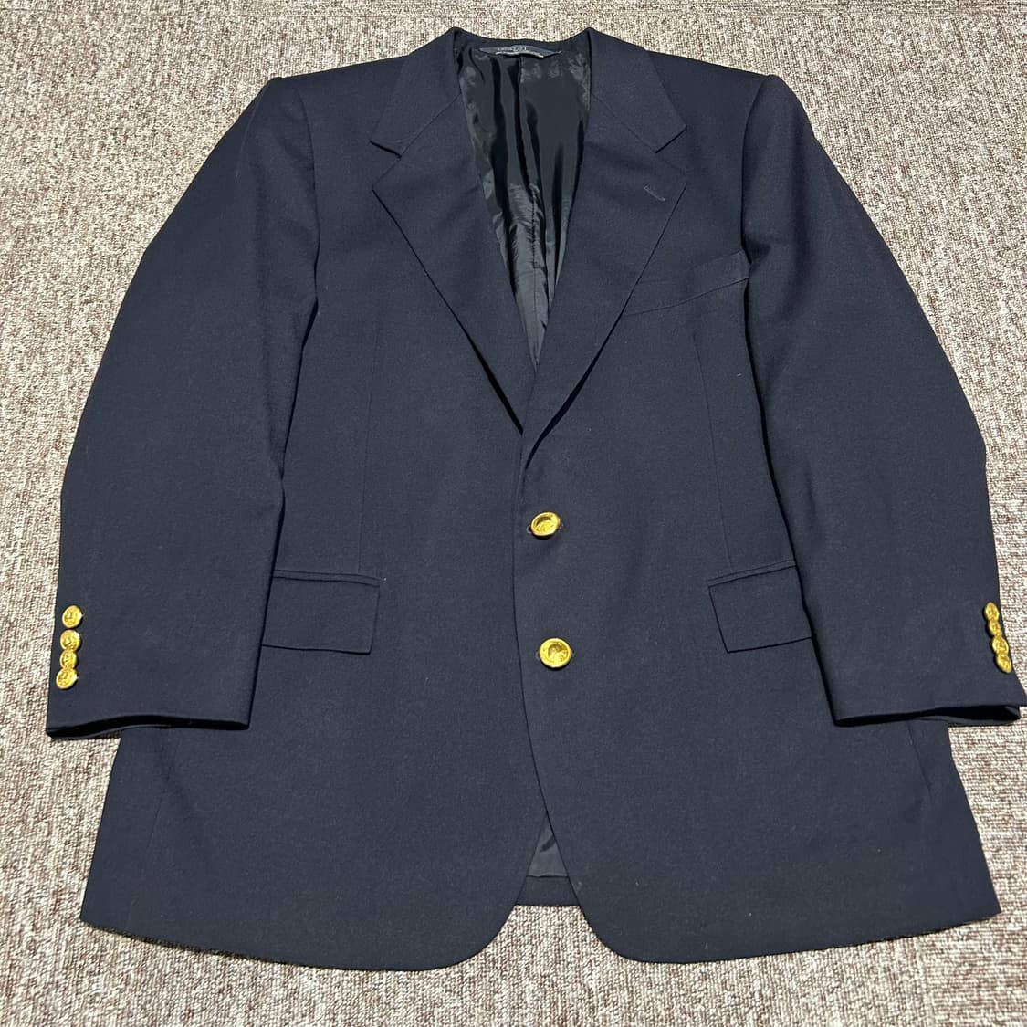 L) 폴로 랄프로렌 금장 버튼 울 블레이저 자켓 상품이미지2