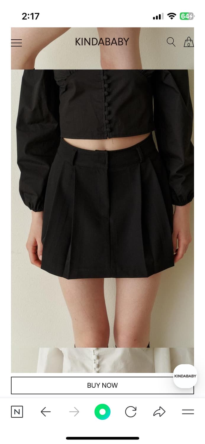 Kindababy [닝닝착용] Baby semi pleats skirt 상품이미지3