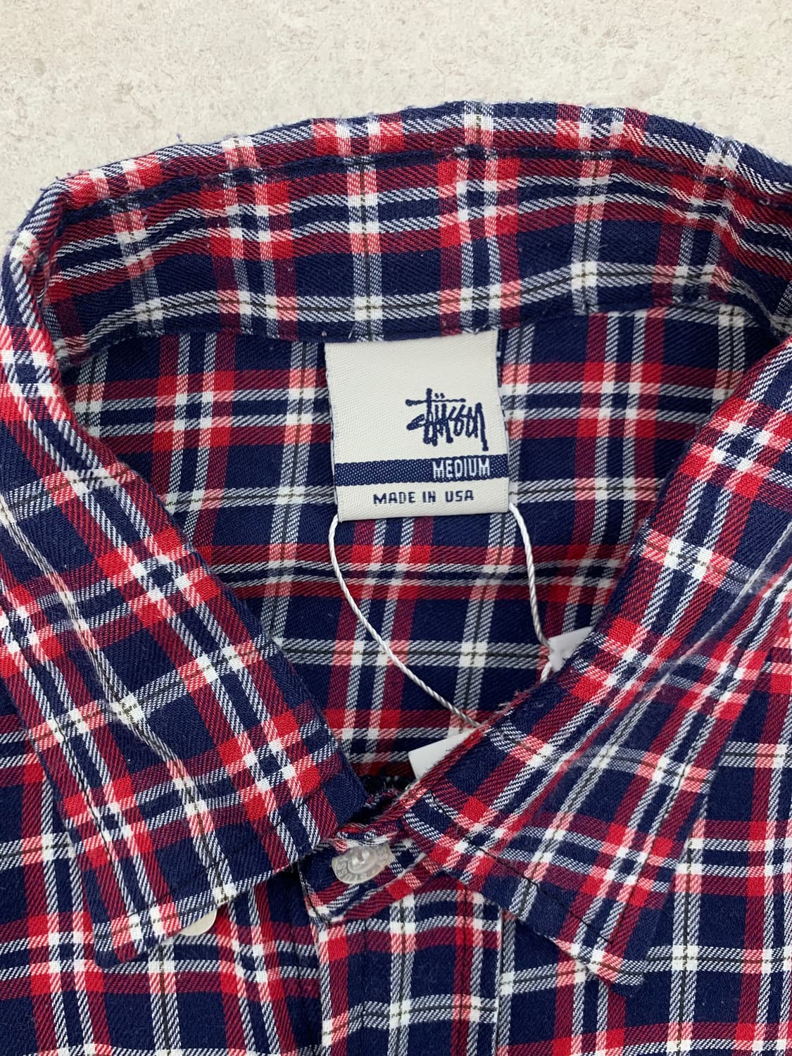 Stussy 90s 올드 스투시 플란넬 셔츠 상품이미지3