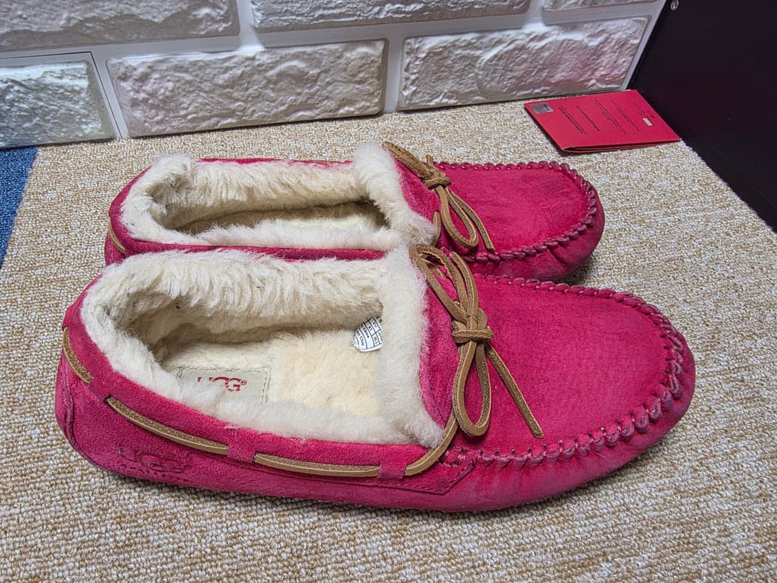 어그 UGG 핑크 스웨이드 모카신 [260~265mm] 상품이미지10