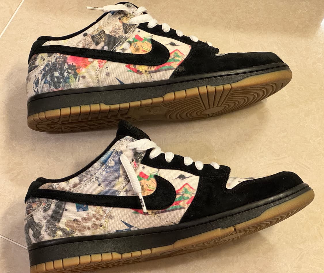(290) 슈프림 x 나이키SB 덩크 로우 라멜지 블랙 상품이미지7