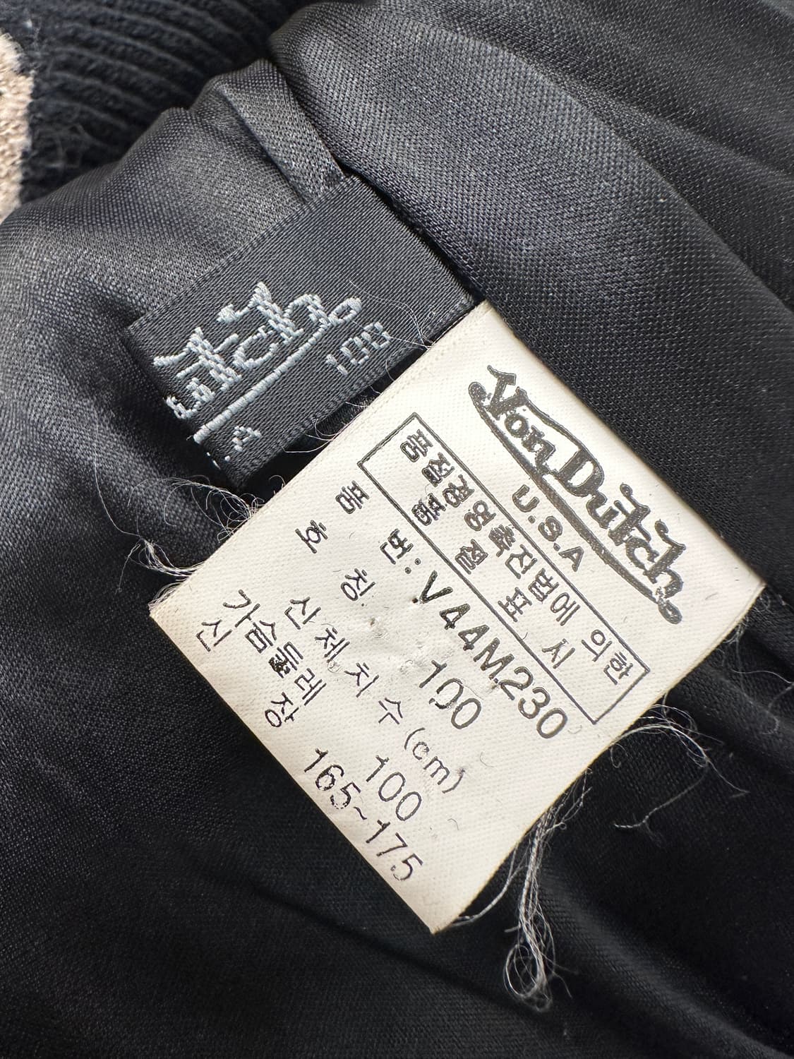 본더치 체크 방풍 하프집업 니트 100 상품이미지6