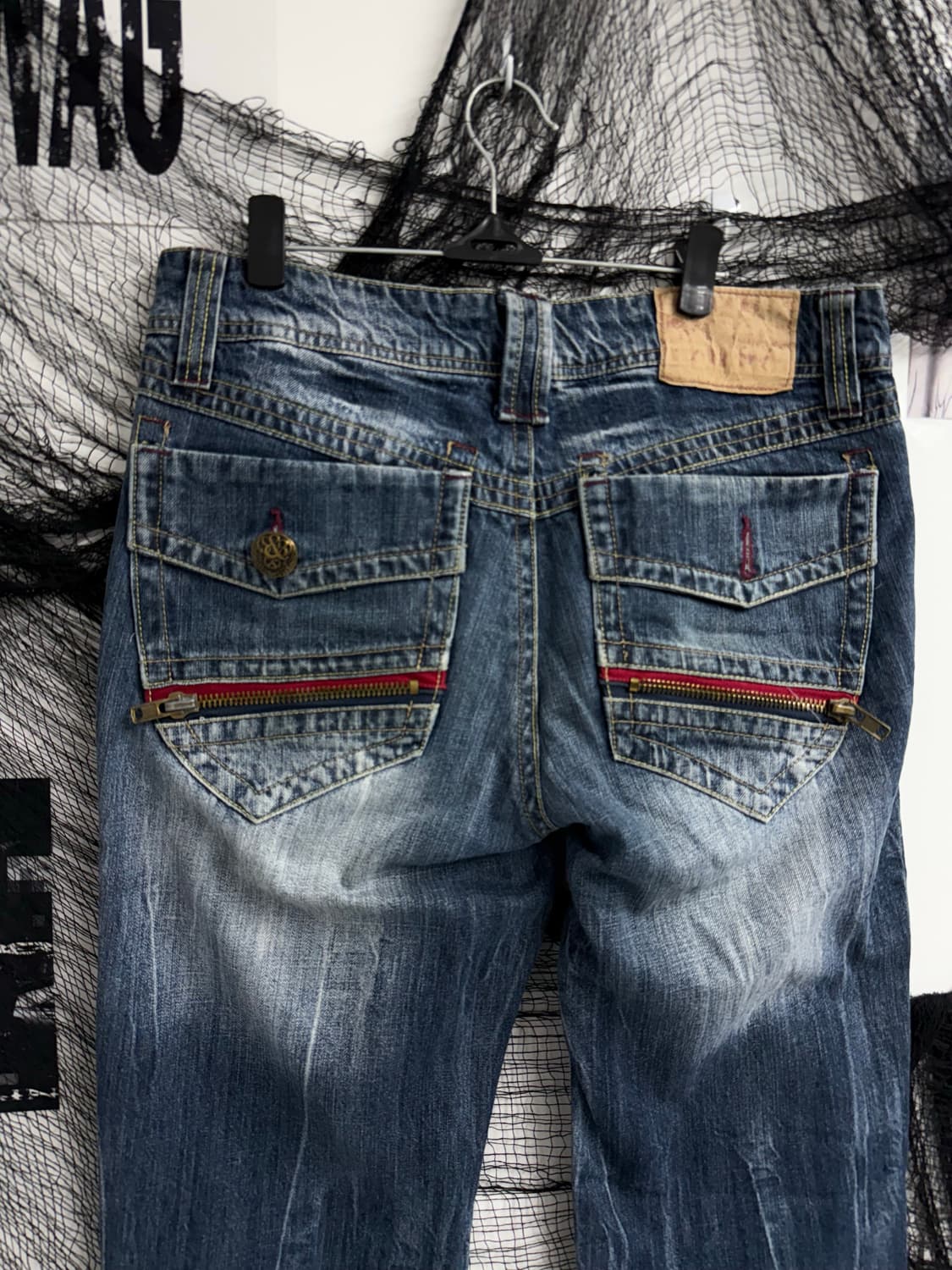 00s skull detail jeans 상품이미지2