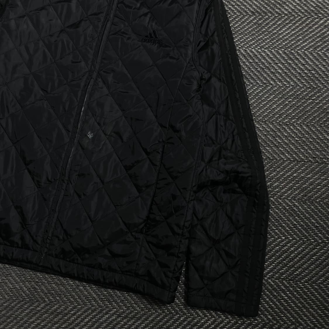 00s 아디다스 경량 퀼팅 점퍼 자켓 블랙 y 4767 상품이미지3