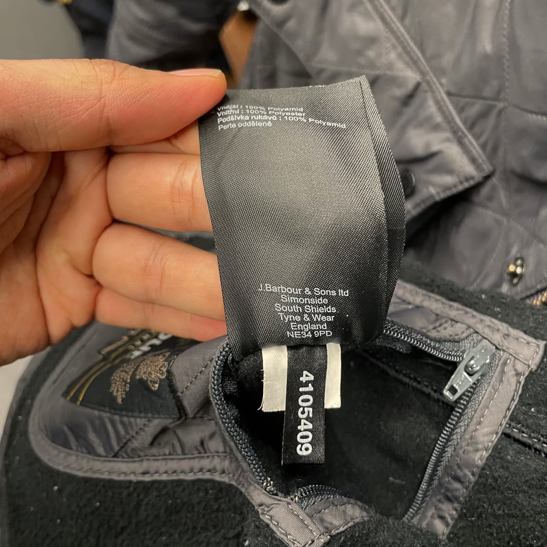 바버 넥 버클 인터네셔널 모터사이클 퀼팅 자켓 뷰포트 상품이미지10