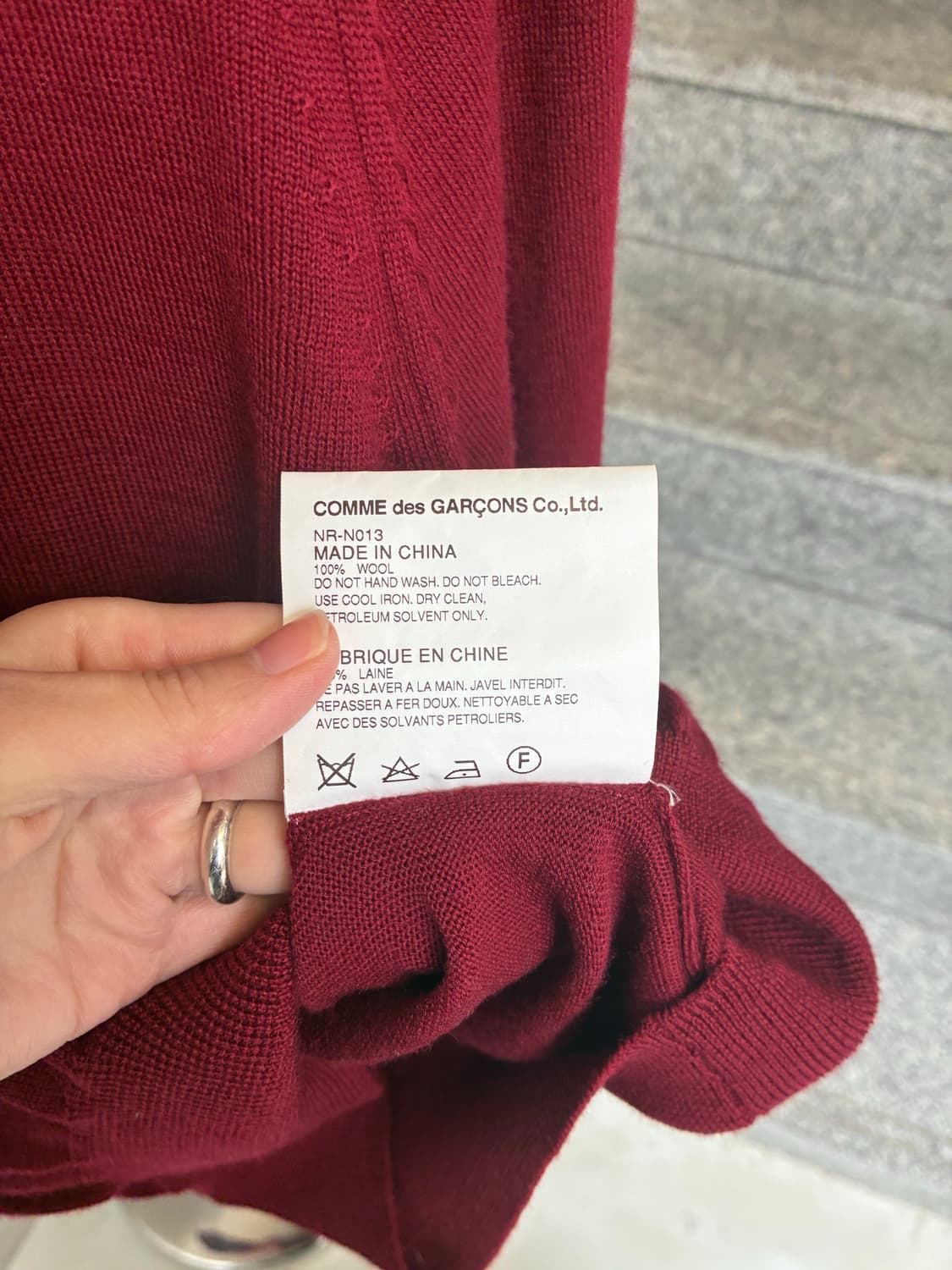 꼼데가르송 걸 니트 상품이미지8