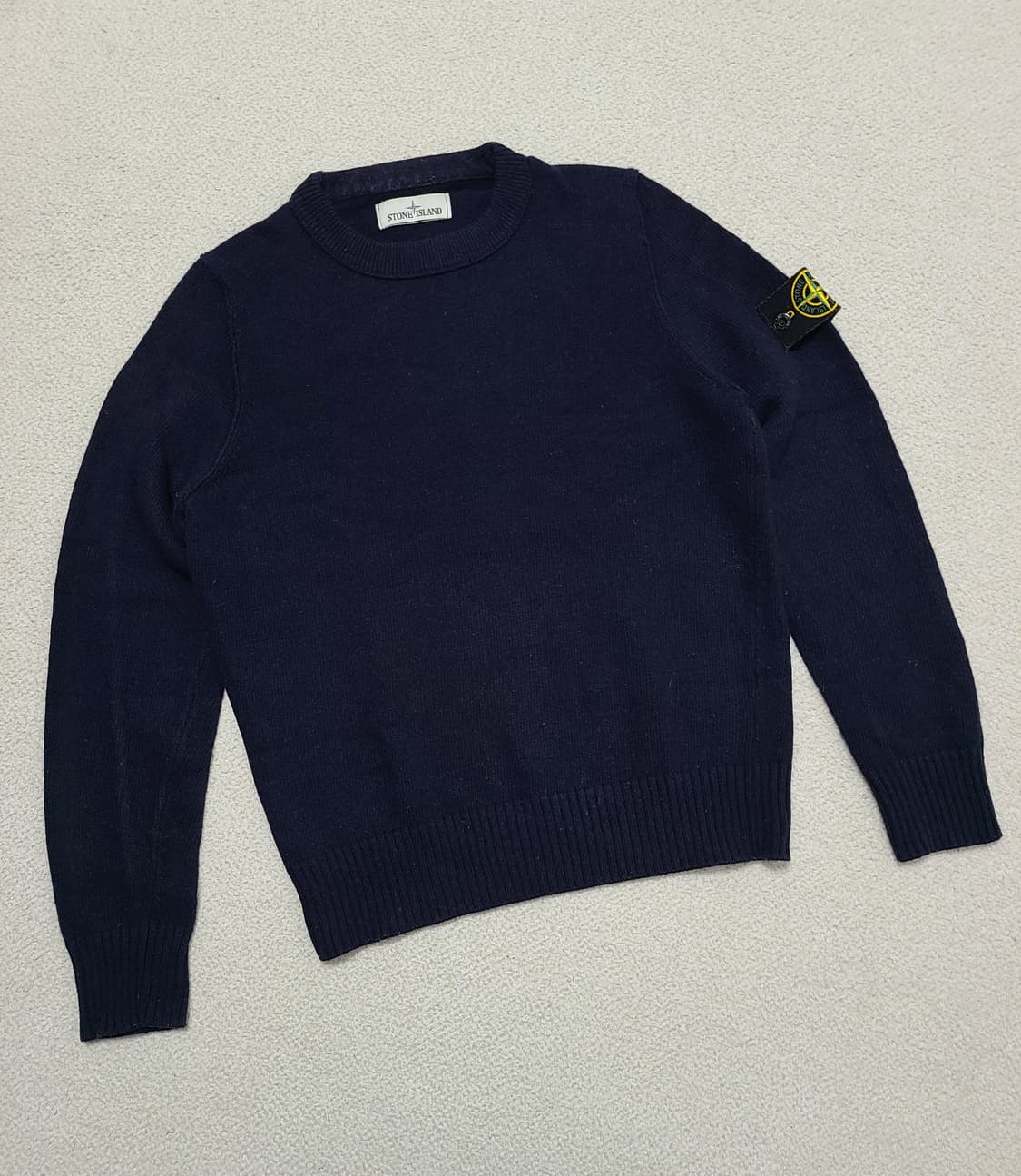 스톤아일랜드 네이비 라운드니트 M 상품이미지1