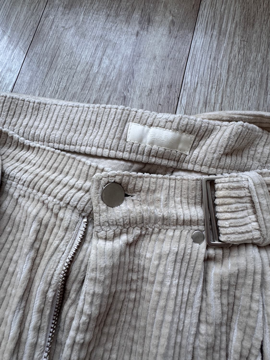 함오피스 ham 11pants 코듀로이 팬츠 베이지 / S 상품이미지3