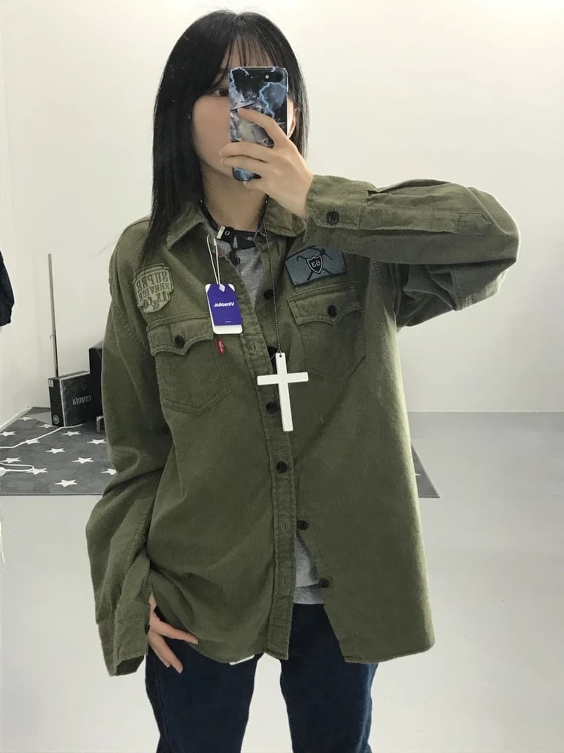 리바이스 레드탭 밀리터리 워크셔츠 상품이미지2