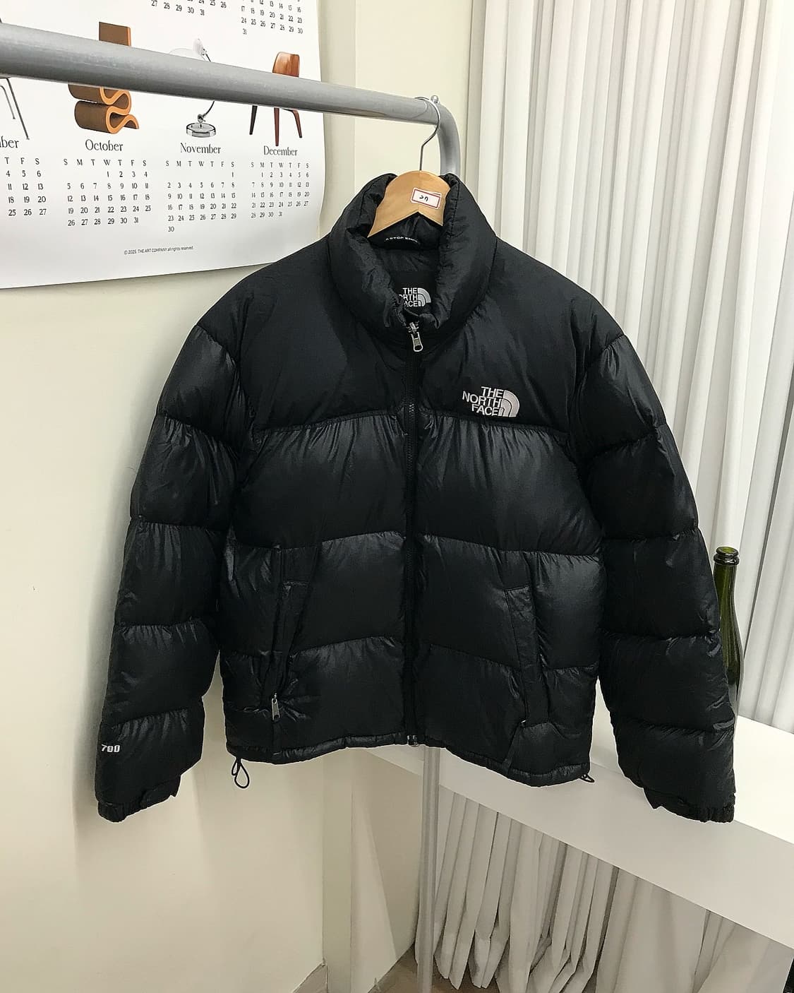 노스페이스 블랙 700 눕시 패딩 상품이미지1