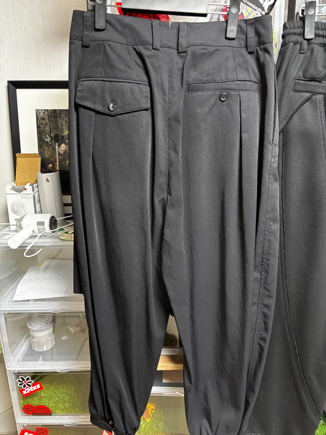 송지오 드레이프 조거 팬츠 사이즈 78 상품이미지2