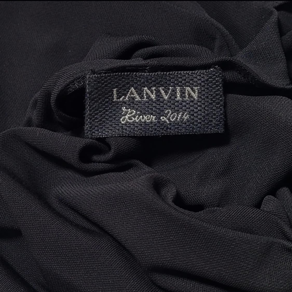 프랑스 오리지널 랑방 파리 드레이핑 드레스 원피스 (55-77) 상태완벽 상품이미지7