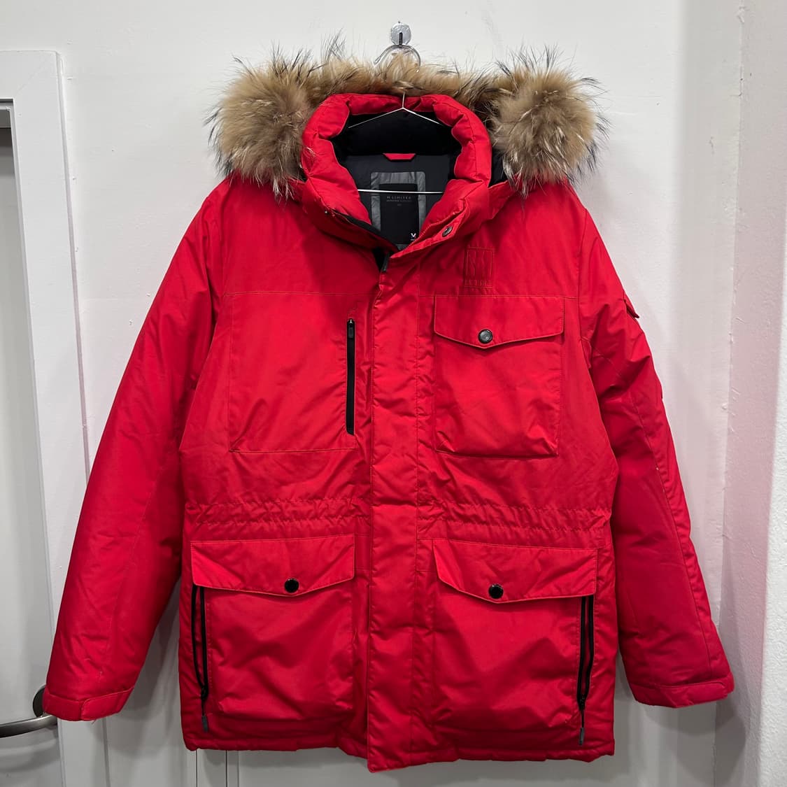 밀레 M리미티드 덕다운 라쿤털 후드 패딩 상품이미지2