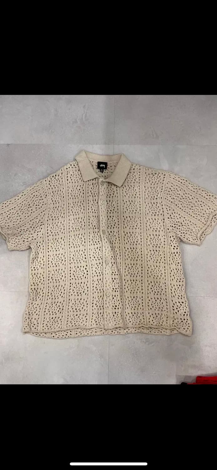 스투시 크로셰 니트 xl 상품이미지2