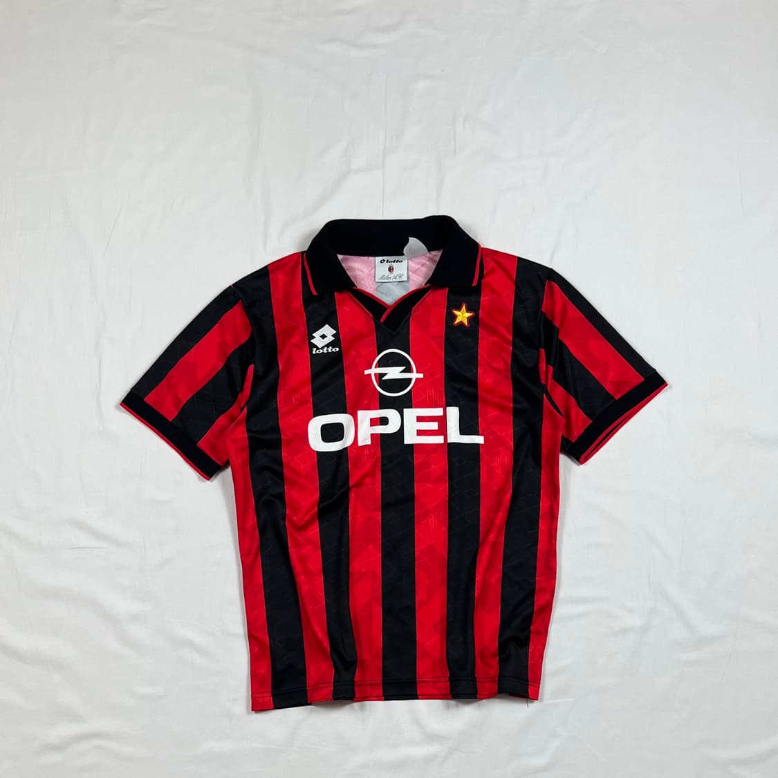 90’s 로또 lotto 93-94 ac밀란 풋볼져지 축구유니폼 상품이미지1