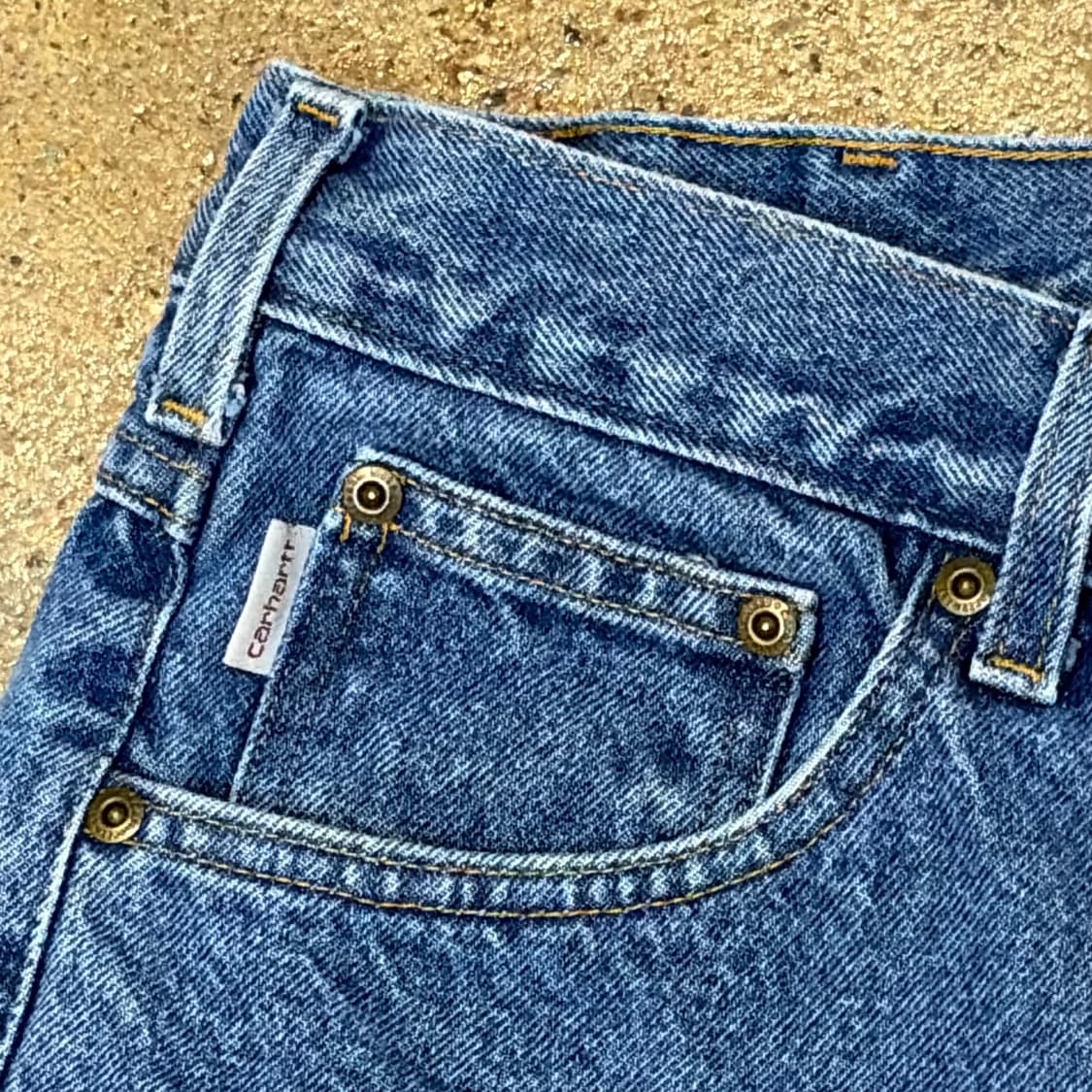 00s 미국 빈티지 칼하트 워크 청바지 데님팬츠 상품이미지3