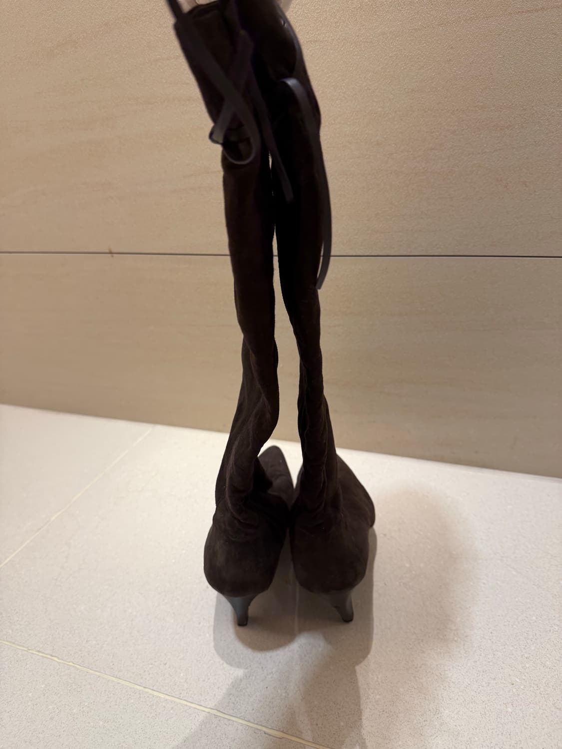 Mine 마인 스웨이드 롱부츠 240 구두 부츠 워커 여자신발 한섬 상품이미지8