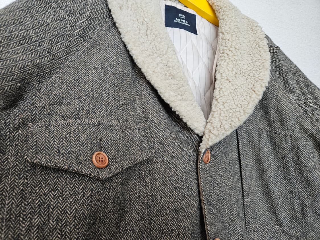 아스페시 헤링본 포켓 자켓 상품이미지4