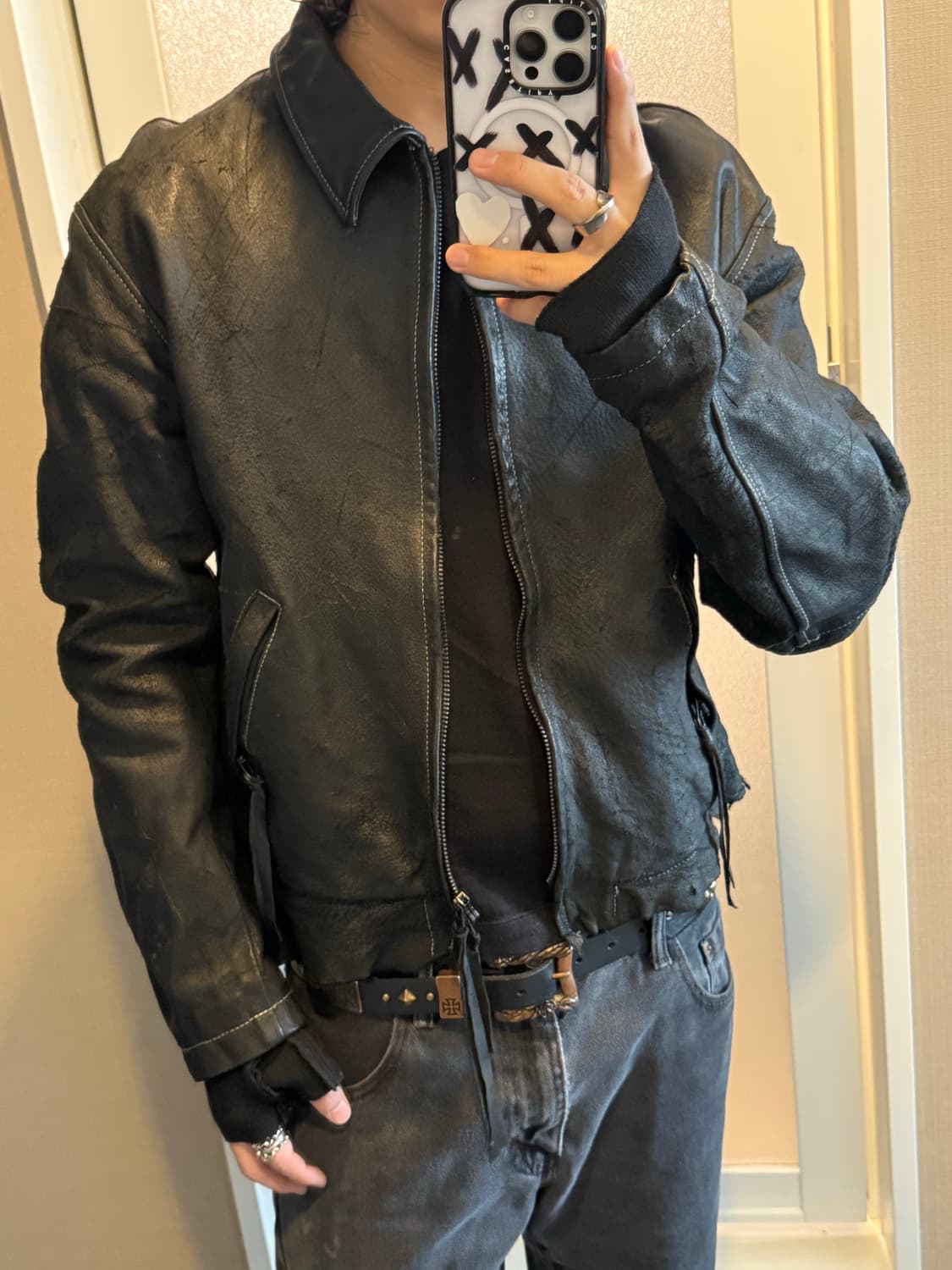 Skin Jacket(VEGETABLE TANNING LEATHER) 2 상품이미지2