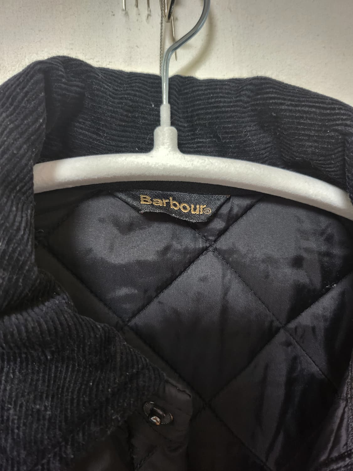 Barbour의 블랙 퀼팅 자켓 상품이미지5