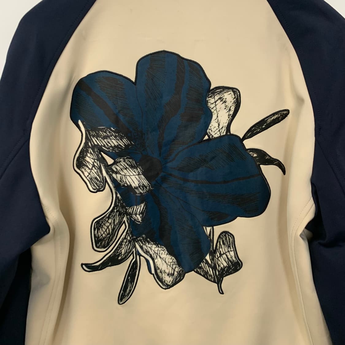 솔리드 옴므 우영미 플라워 블루종 바시티 자켓 상품이미지6