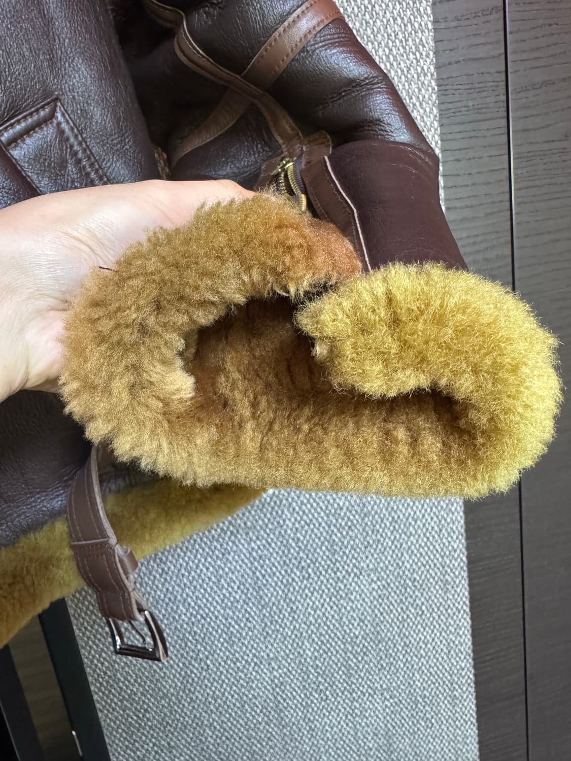 Morgan 무스탕 IRVIN 자켓  / 아비렉스,쇼트,맥코이 계열 상품이미지4