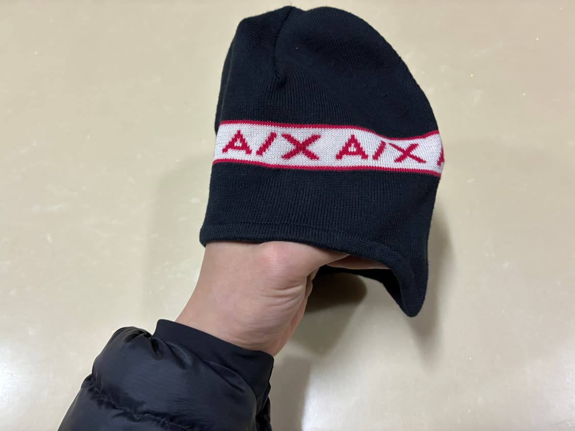 알마니 익스체인지 이어플랩 비니 상품이미지2