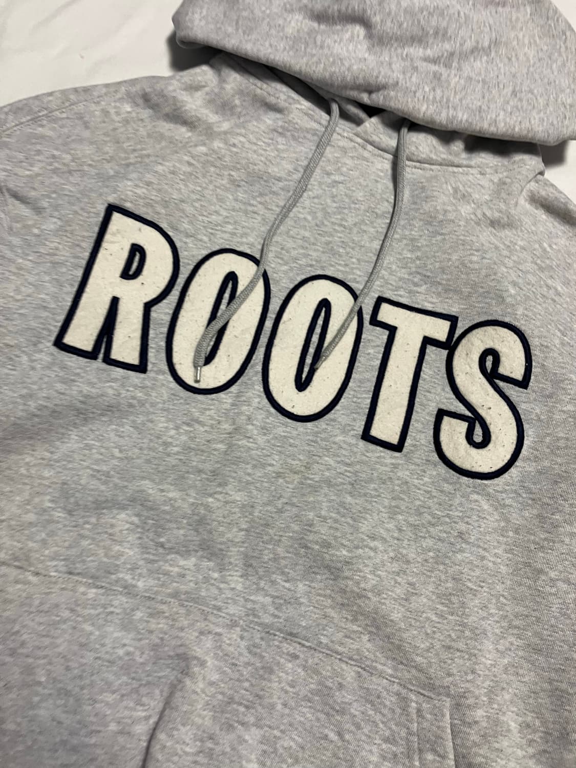 90s ROOTS 스펠아웃 헤비위이트 후드티 그레이 상품이미지2