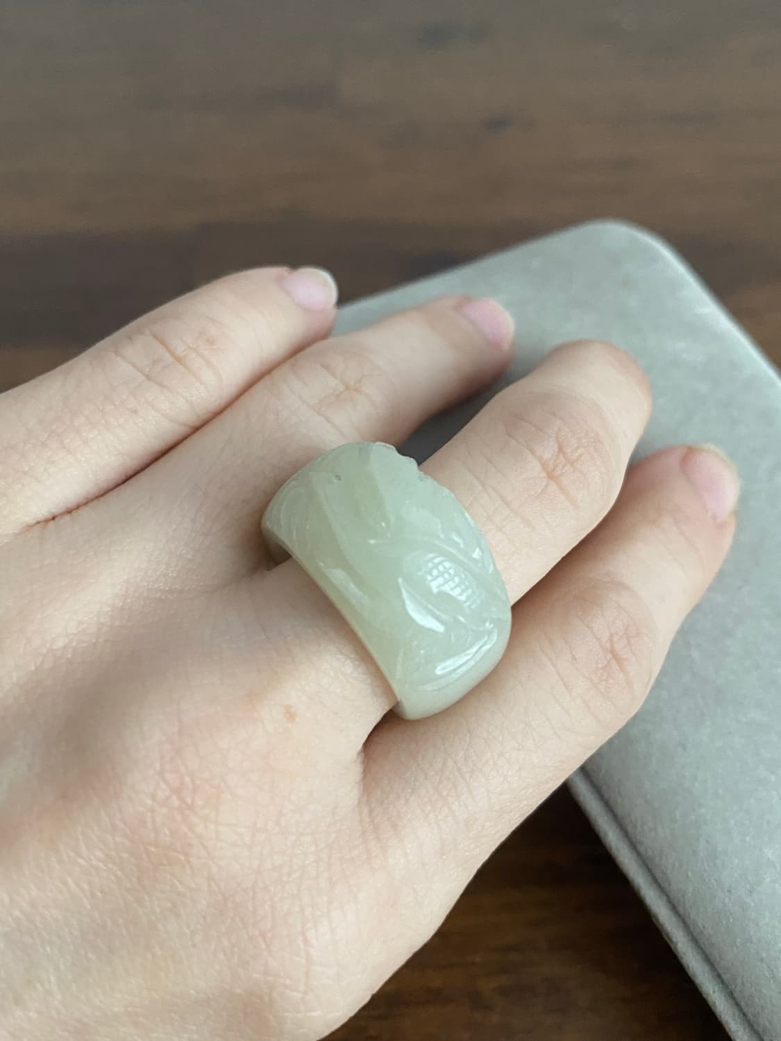 천연 옥반지 옥가락지 상품이미지3