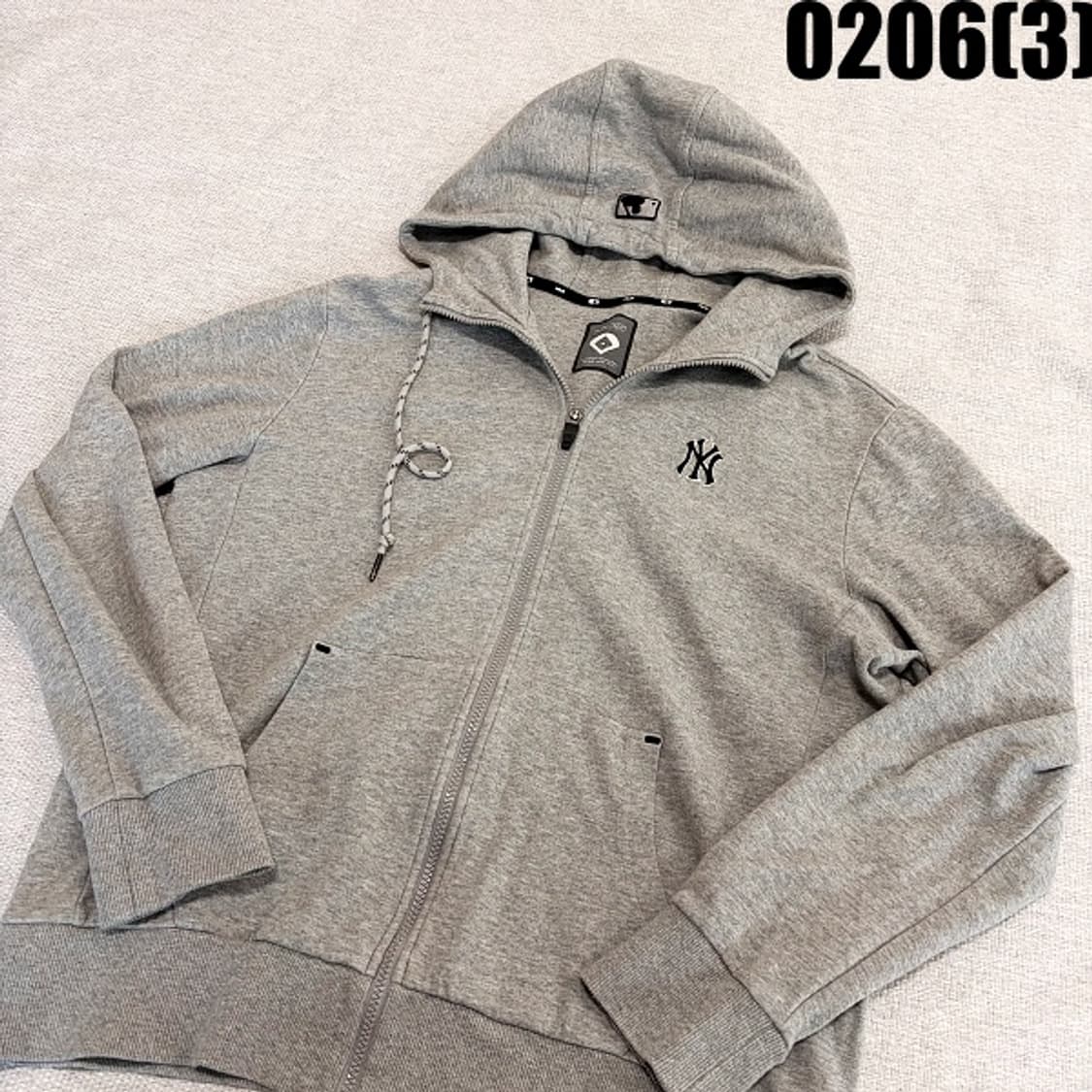 [105] MLB 뉴욕 양키스 후드집업 그레이 0206(3) 상품이미지2