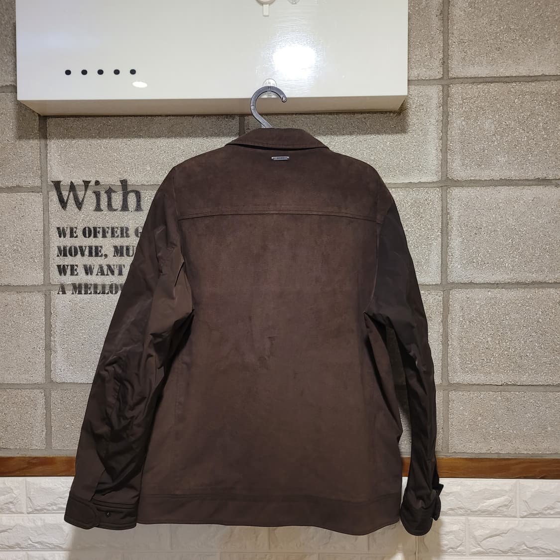 닥스 스웨이드 배색 자켓 100 상품이미지2