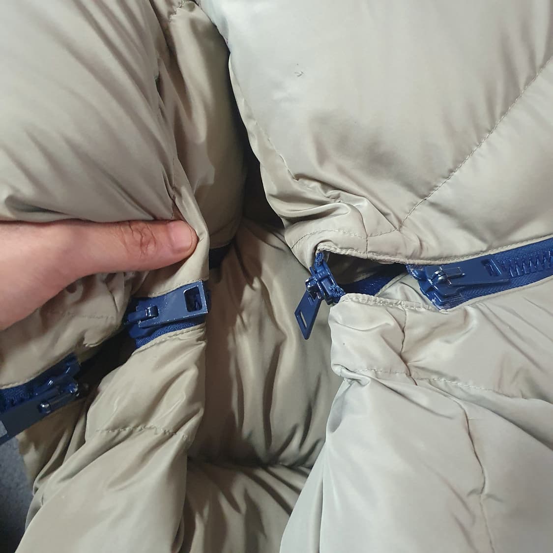 써네이 프로방스 퍼비 컨버터블 패딩 자켓 L 상품이미지6