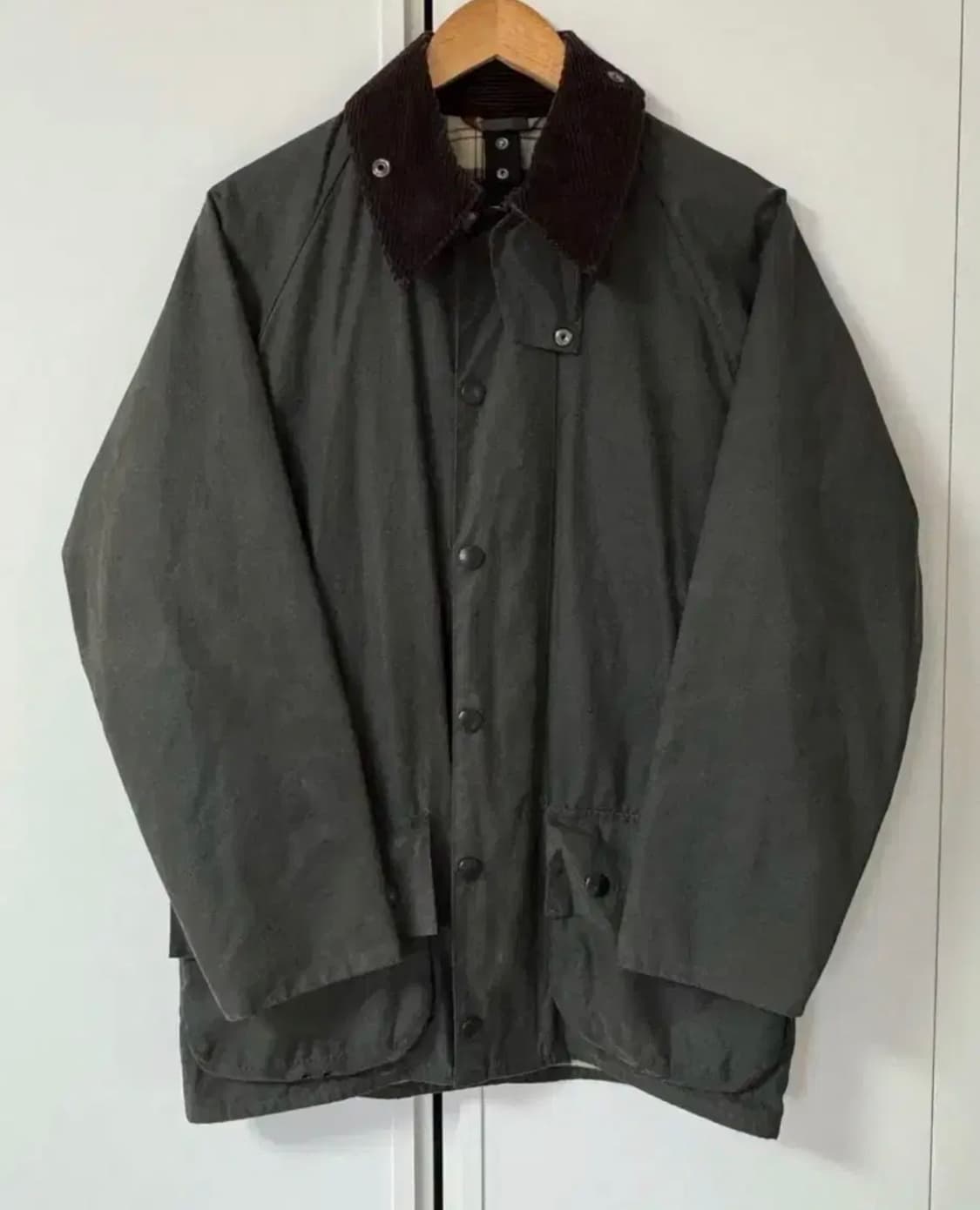 바버 뷰포트 왁스 자켓 c34 세이지 상품이미지1