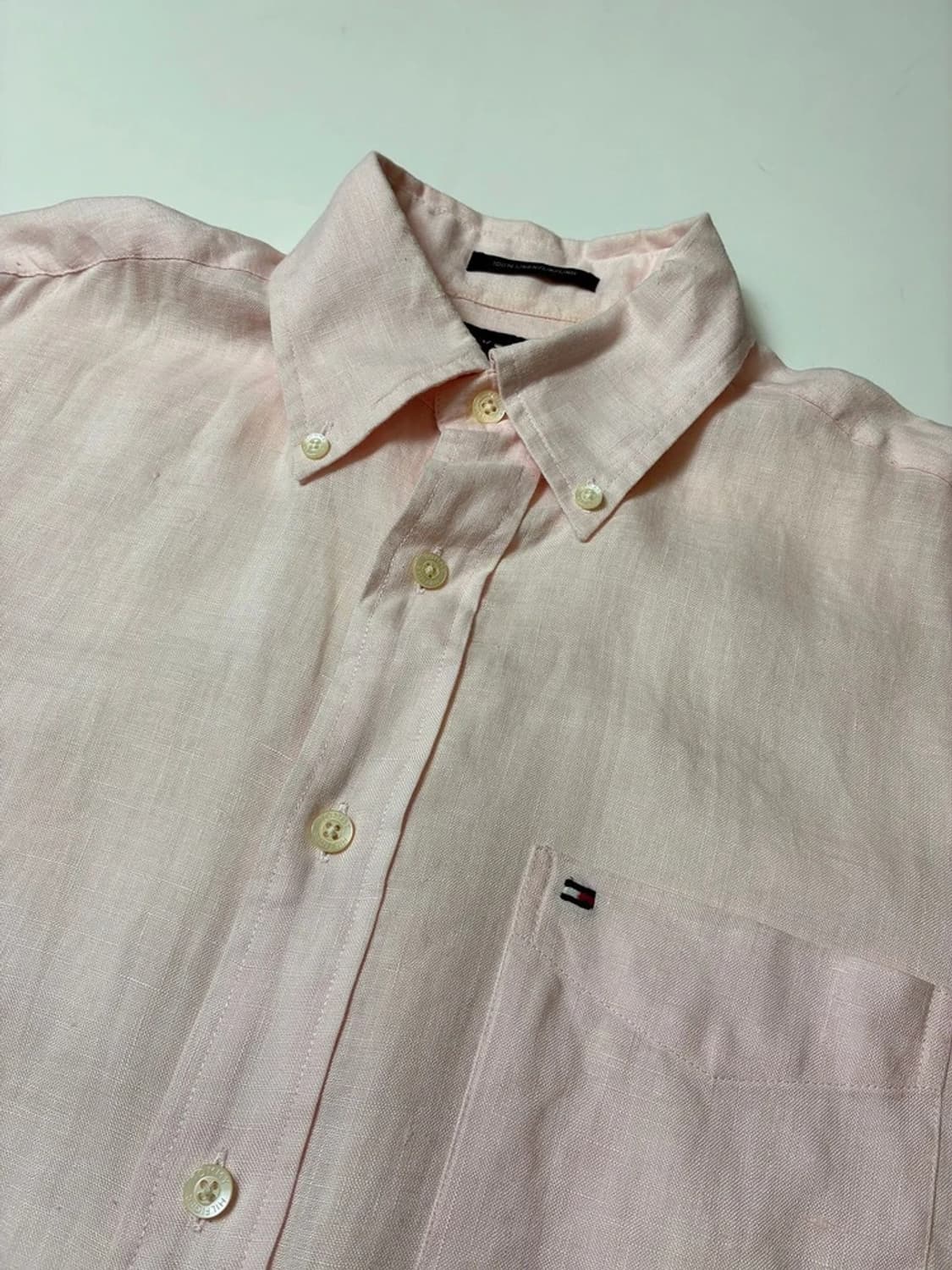 타미힐피거 00's 포켓 린넨 반팔 셔츠 PN9174 상품이미지3