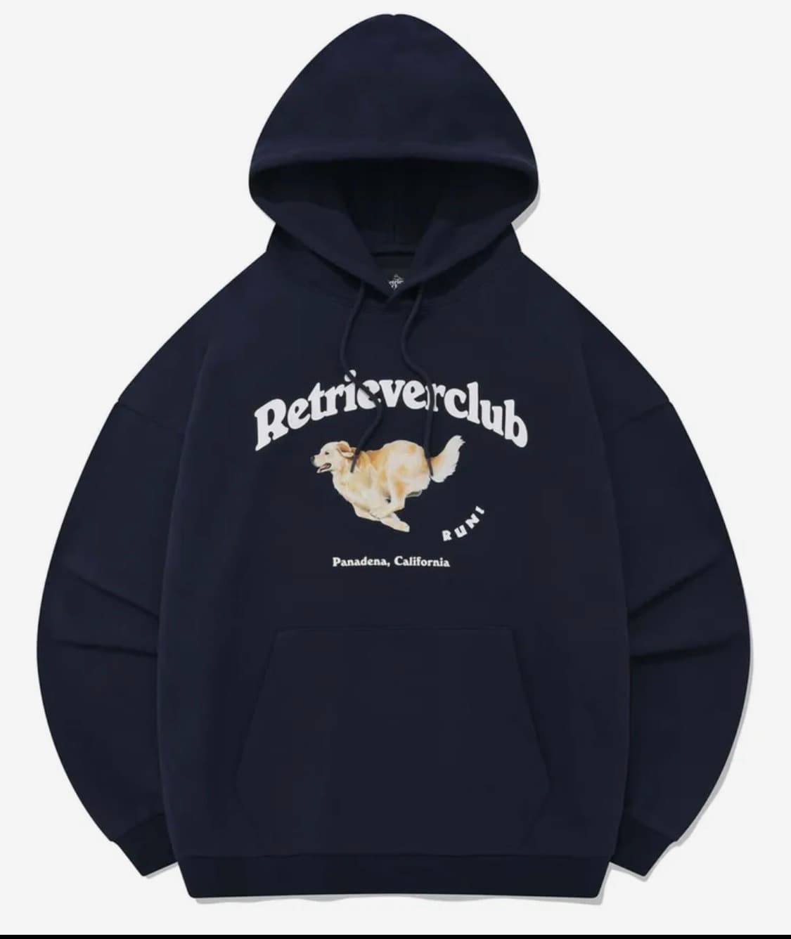 리트리버 클럽 네이비 후드티 상품이미지2
